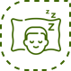 Improved sleep with reduced sleep apnea